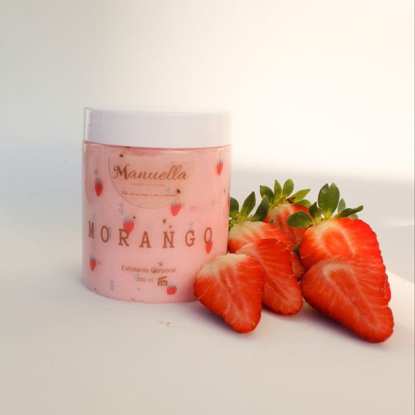 Esfoliante Corporal de Morango - Manuella